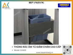 THÙNG RÁC ÂM TỦ GIẢM CHẤN CAO CẤP EUROGOLD EA400 - 400mm